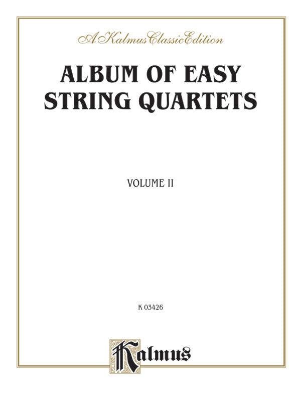 Album of Easy String Quartets Volume II - Chamber Sheet Music