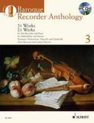 Baroque Recorder Anthology Vol 3 Book/CD