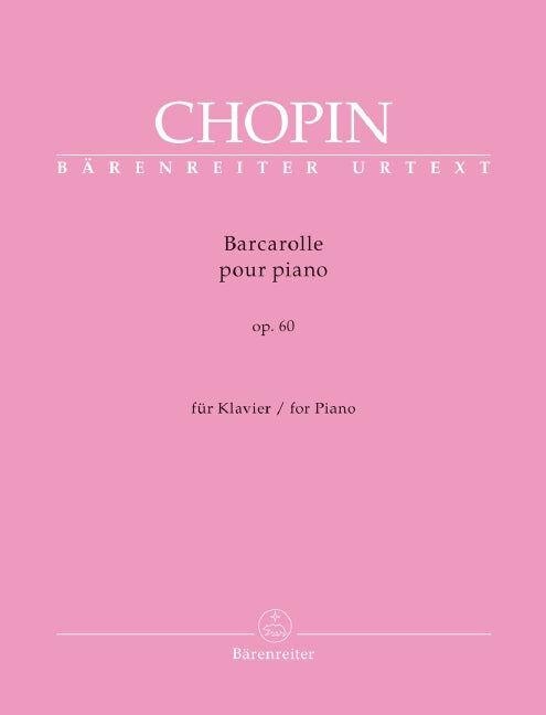 Chopin Barcarolle for Piano in F# Major Op. 60 - Barenreiter BA11831