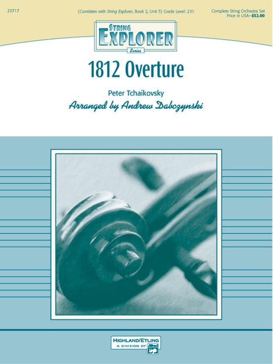 1812 Overture String Explorer Arranged by Dabczyński for String Orchestra Sheet Music
