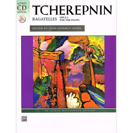 Tcherepnin Bagatelles Op 5 Piano Sheet Music Book and CD