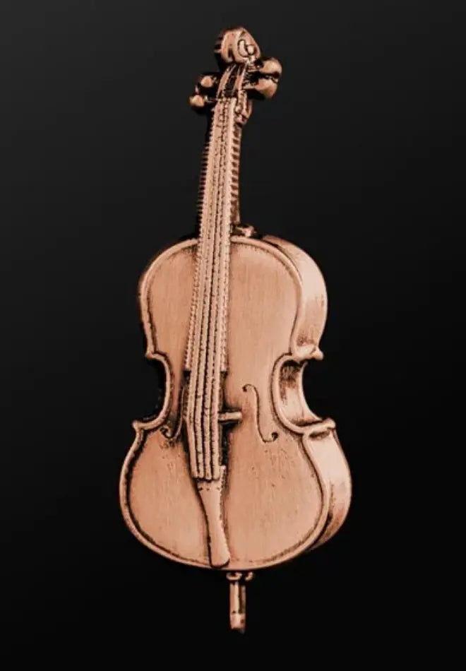 Musician Designer Cello Copper Pin