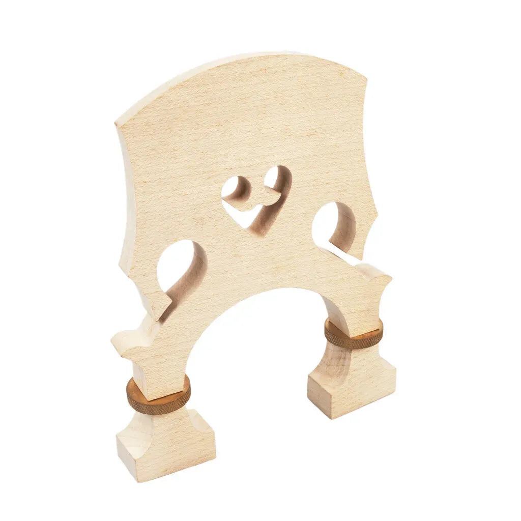 Vivo Height Adjustable Bridge for 1/2 Size Double Bass - Maple Material