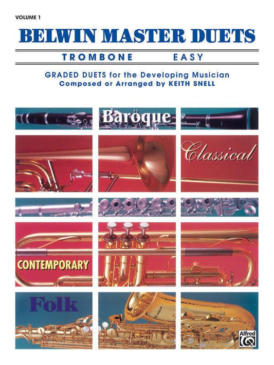 Belwin Master Duets Easy Book 1 for Trombone