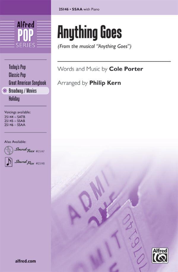 Anything Goes SSAA/Piano Arrangement by Philip Kern