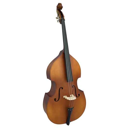 Vivo Neo Double Bass Laminate with Bag, Antique Finish, Setup Included