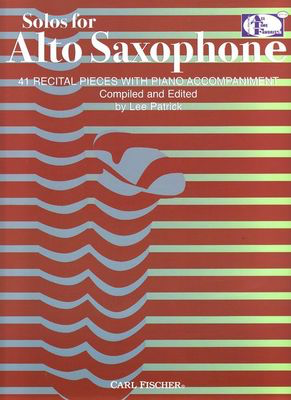 Solos for Alto Saxophone: 41 Recital Pieces with Piano Accompaniment - Fischer ATF145