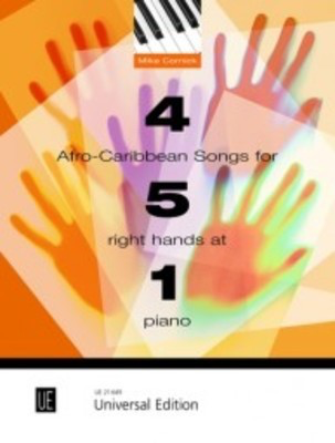 4 Afro-Caribbean Songs for 5 Pianists at 1 Piano - Sheet Music