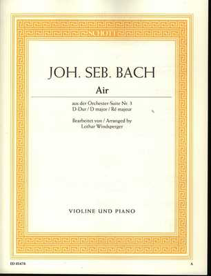 Air On A G String for Violin and Piano Sheet Music