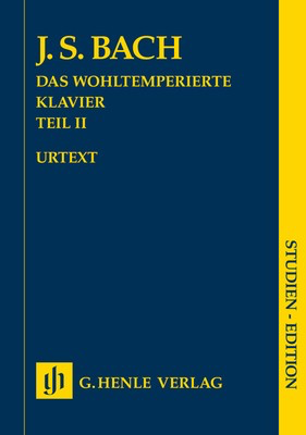 Well-Tempered Clavier Volume 2 Study Score - Henle Urtext Edition