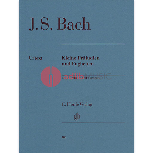 Bach - Little Preludes and Fugues for Piano Solo - Henle HN106