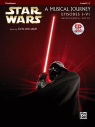 Star Wars A Musical Journey Instrumental Solos 1-6 Trombone Book with CD