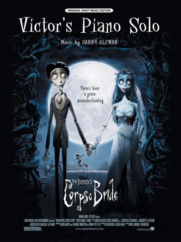 Victor's Piano Solo from The Corpse Bride PVG Sheet Music