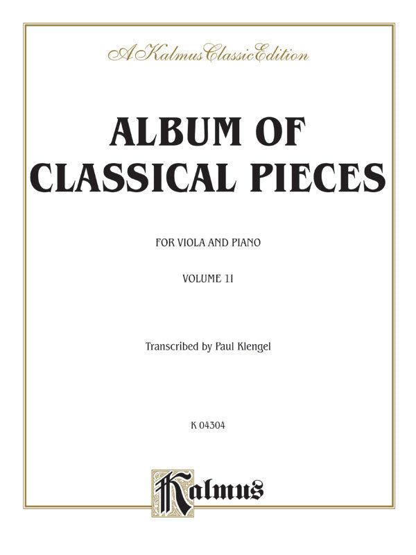 Album of Classical Pieces for Viola & Piano Volume 2