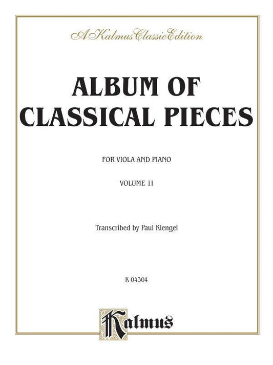 Album of Classical Pieces for Viola & Piano Volume 2