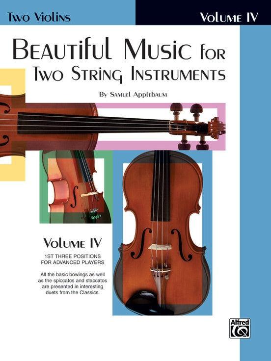 Beautiful Music for Two String Instruments Volume 4 - Two Violins Sheet Music