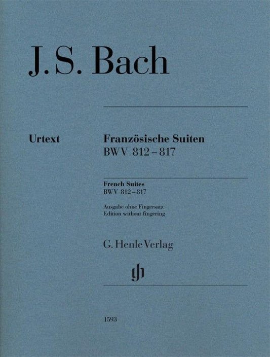 French Suites BWV 812-817 Piano Sheet Music by Bach Ed Scheideler Ullrich Henle
