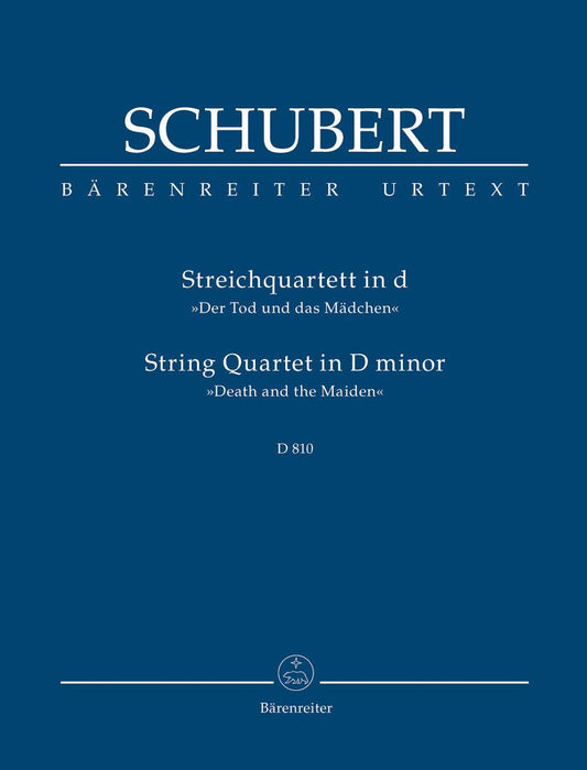 String Quartet D D810 Study Score