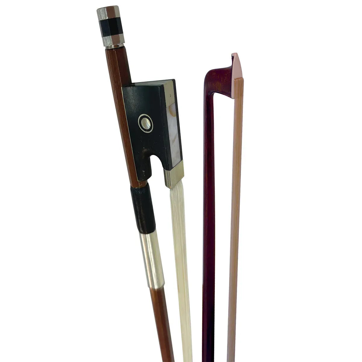 Vivo Student Violin Bow 1/10 VNBO-S10 with Octagonal Wood Stick and Ebony Frog