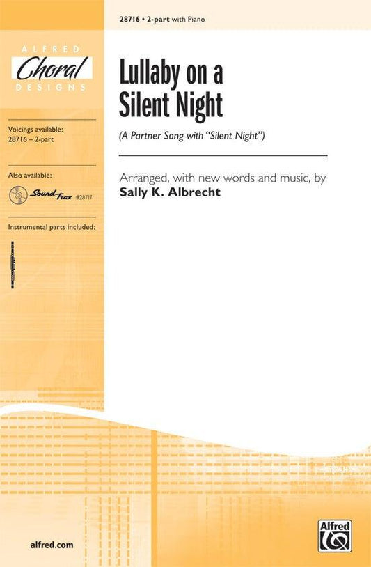 Lullaby on a Silent Night SA Choral Sheet Music for Flute Solo