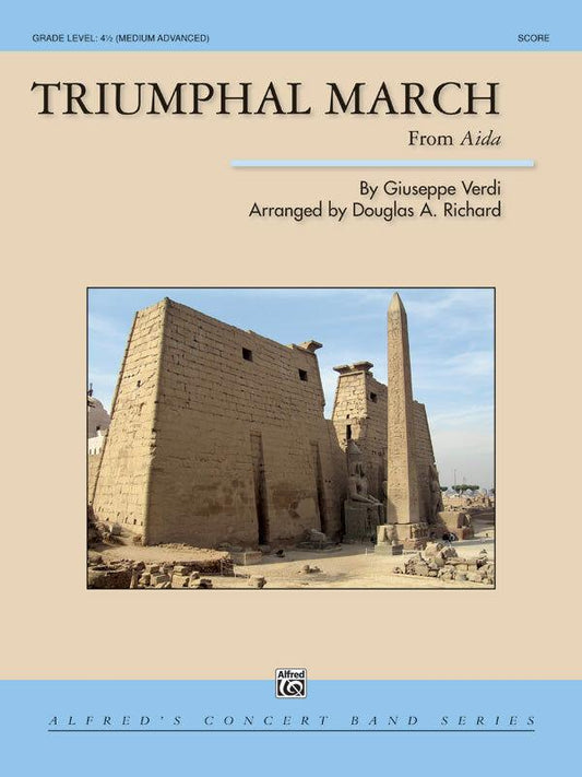 Triumphal March from Aida Concert Band Sheet Music Verdi 4.5