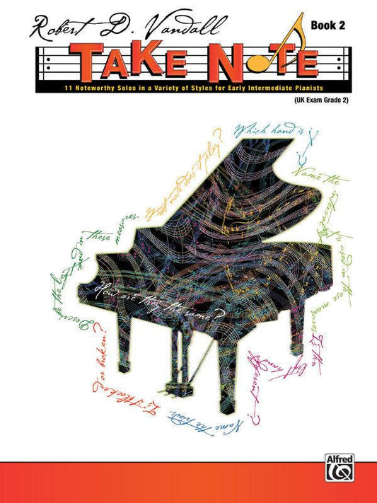 Take Note 2 Piano Sheet Music Collection by Robert Vandall