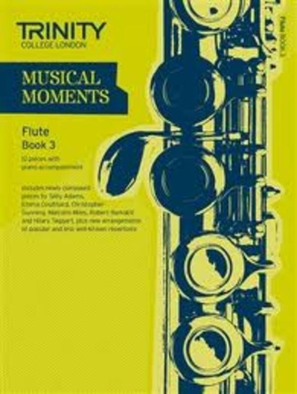Trinity Musical Moments Flute Book 3 Sheet Music for Flute and Piano