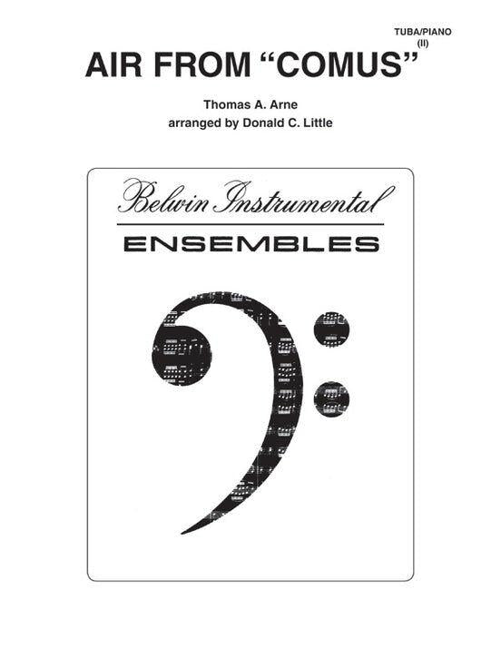 Air From Comus for Tuba and Piano Sheet Music