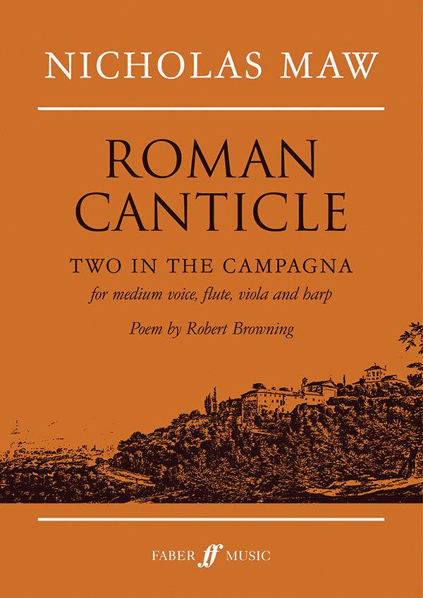 Roman Canticle for Medium Voice, Flute, Viola & Harp - Score - Faber 0571514391
