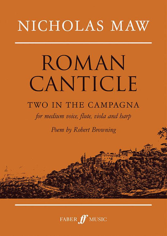 Roman Canticle for Medium Voice, Flute, Viola & Harp - Score - Faber 0571514391