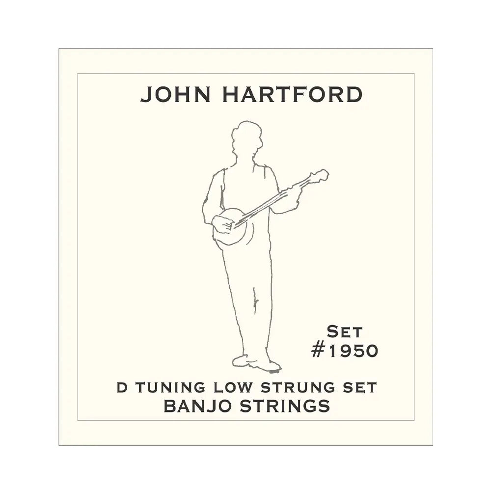John Pearse John Hartford Banjo Nickel Low D Tuning String Set (11-36)