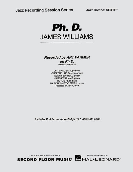 Ph.D. Jazz Combo Score/Parts