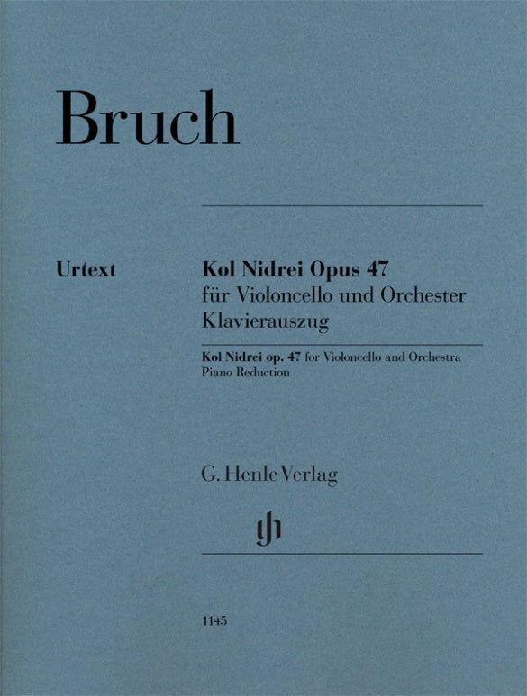 Bruch - Kol Nidrei Op. 47 for Cello & Piano Accompaniment, Henle HN1145