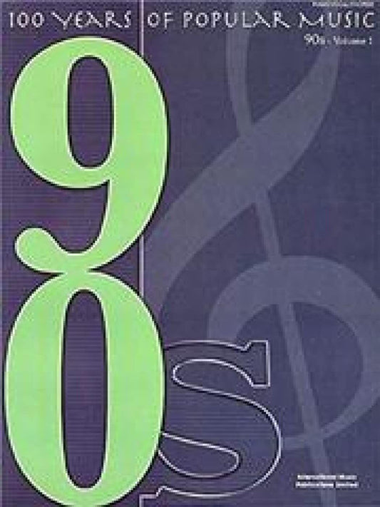 100 Years of Popular Music: 1990s BK 2 PVG Sheet Music