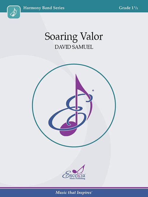 Soaring Valor Concert Band Sheet Music by Samuel David, Grade 1.5, Clearance