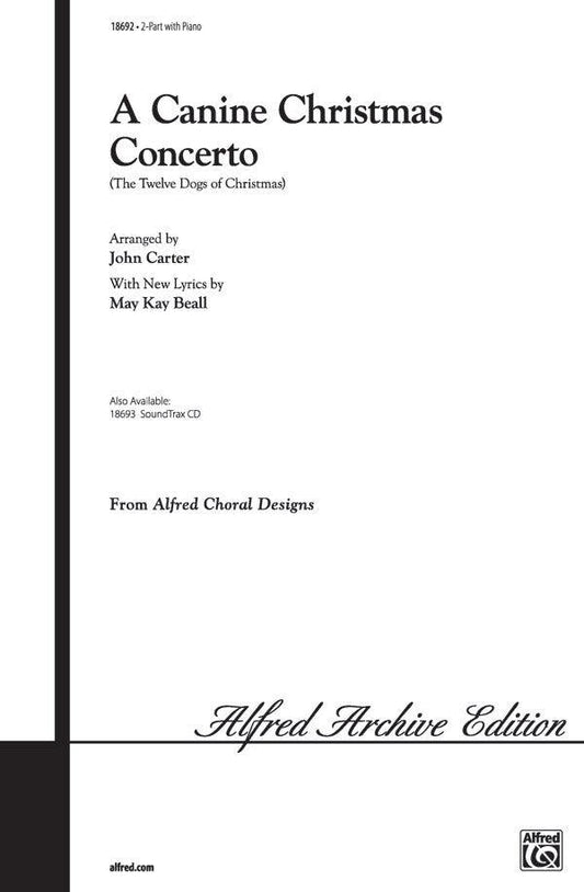 Canine Christmas Concerto 2 Part Level 2 Choral Sheet Music