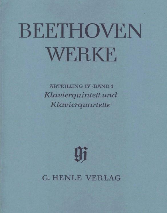 Piano Quintet and Piano Quartets Full Score - Beethoven Ludwig van - Henle