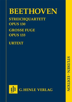 String Quartet Op 130 with Grosse Fuge Op 133 - Urtext Edition