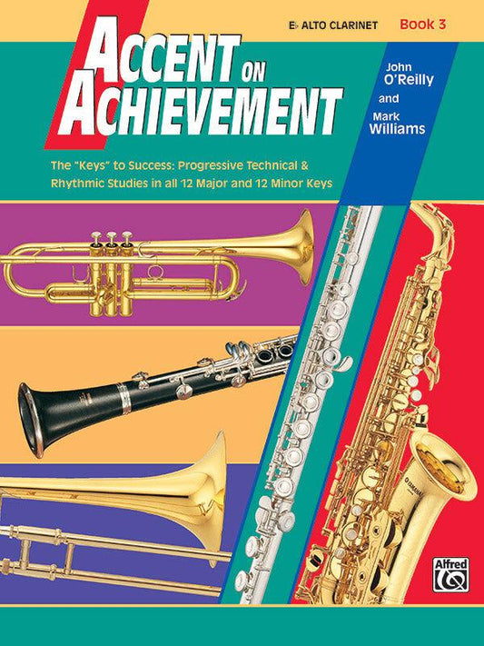 Accent on Achievement Book 3 E Flat Alto Clarinet Concert Band Sheet Music
