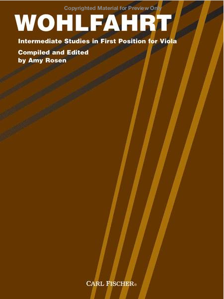 Wohlfahrt Intermediate Studies for Viola