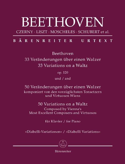 Beethoven 33 Variations on a Waltz Op 120 Piano Sheet Music - Barenreiter BA9656