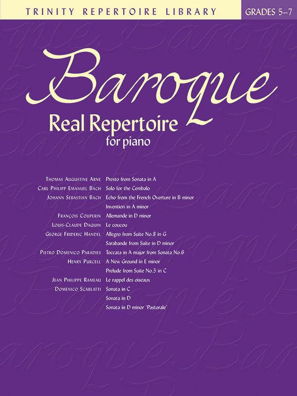 Baroque Real Repertoire Piano Arrangements - Brown