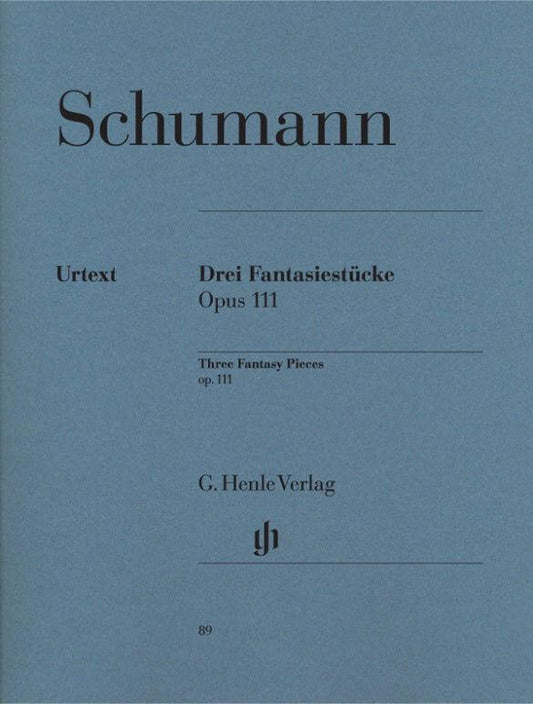 Schumann 3 Fantasy Pieces Op 111 Piano Solo Sheet Music Henle