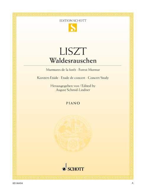 Waldesrauschen Concert Study for Piano Solo