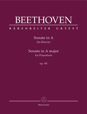 Beethoven Piano Sonata Op. 101 Urtext Edition Sheet Music