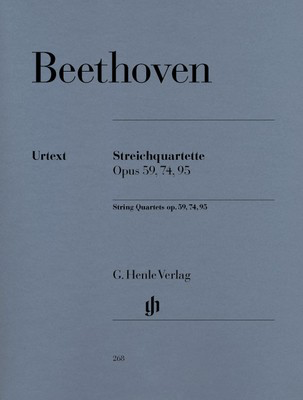 Beethoven String Quartets Op 59, 74 & 95 - Chamber Sheet Music