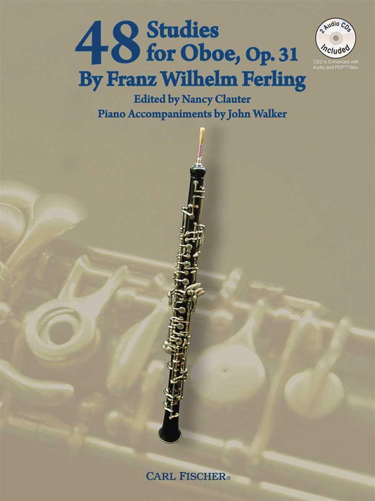 48 Studies for Oboe Op 31 with 2 CDs by Ferling