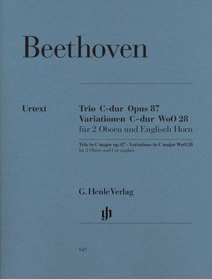 Trio in C Major Variations for Oboes and Cor Anglais Sheet Music