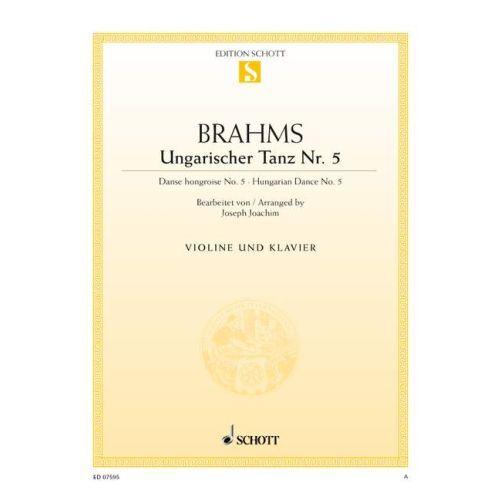 Hungarian Dance No 5 for Violin and Piano Sheet Music