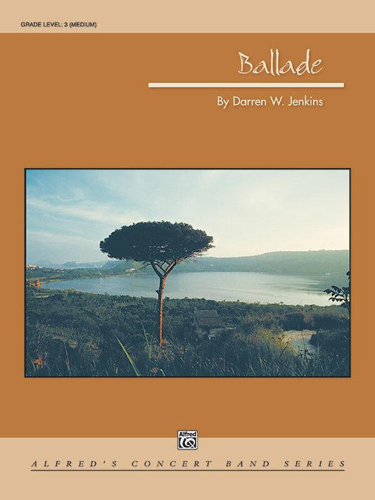 Ballade Concert Band Sheet Music Grade 3 by Jenkins Darren W